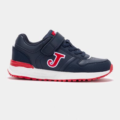 Zapatillas casual Tornado Jr 25 junior marino rojo