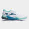 Zapatillas Roland Lady 24 clay mujer blanco turquesa