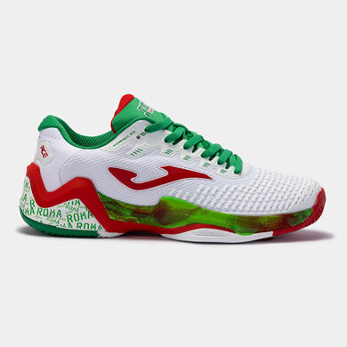 Chaussures T.Ace 23 Rome terre battue unisexe blanc rouge