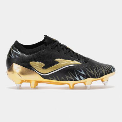 Botas fútbol Striker 25 terreno blando SG negro