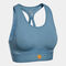 Sports bra woman Indoor Gym blue orange