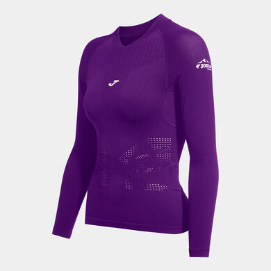 Long sleeve shirt woman R-Trail Nature violet