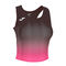 Top mujer Elite VII negro rosa flúor blanco