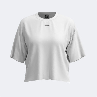T-shirt manga curta mulher Mimetic branco
