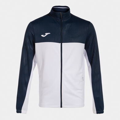Jacket man Montreal white navy blue