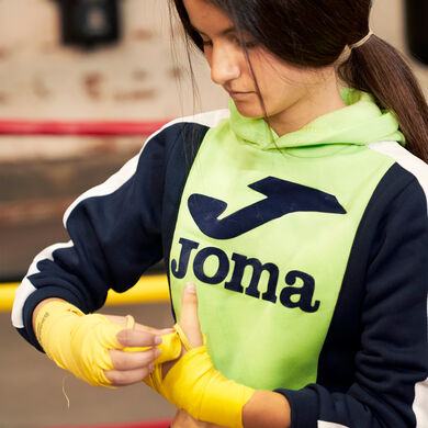 Sudadera con capucha niña Park verde marino