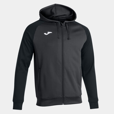 Giacca con cappuccio uomo Academy IV antracite nero