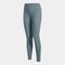 Long tights woman Indoor Gym blue orange