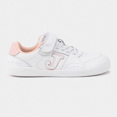 Zapatillas casual Academy Jr Barefoot 26 junior blanco rosa