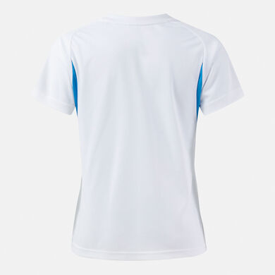 Tricou cu m&acirc;necă scurtă damă Championship 20 alb albastru deschis