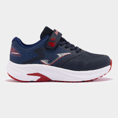 Zapatillas running Speed Jr 24 junior marino rojo