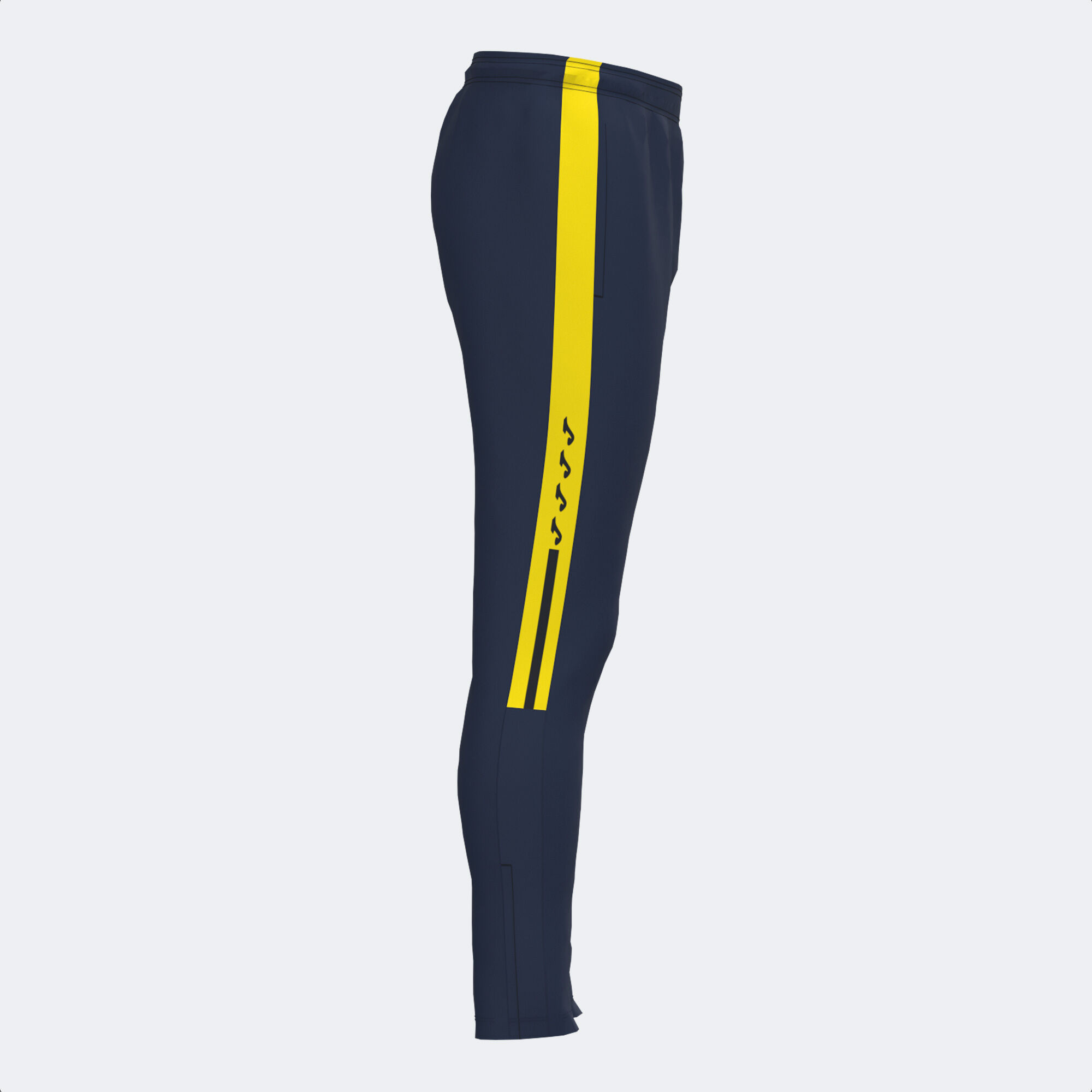 Pantalone lungo uomo Olimpiada blu navy giallo