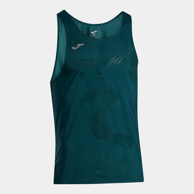 Sleeveless t-shirt man R-Night turquoise