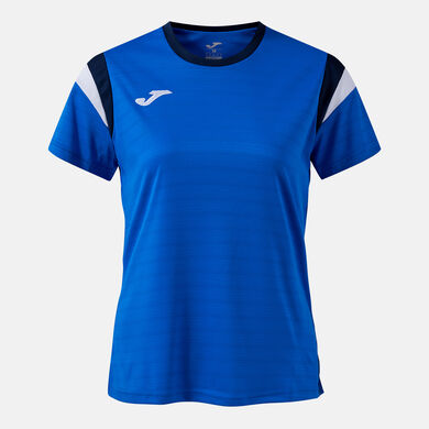 Tricou cu m&acirc;necă scurtă damă Terra albastru regal bleumarin &icirc;nchis