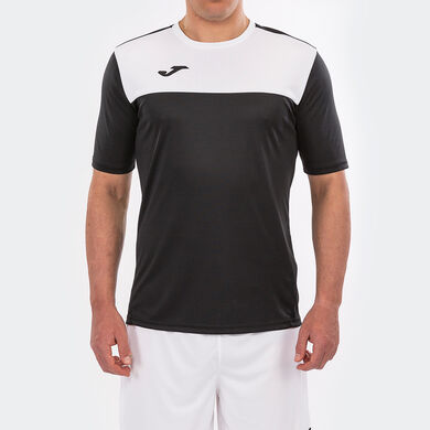 Camiseta manga corta hombre Winner negro blanco