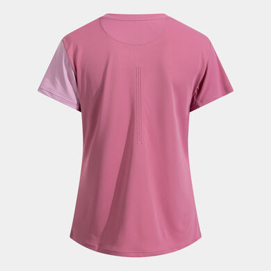 Tricou cu m&acirc;necă scurtă damă SMASH roz