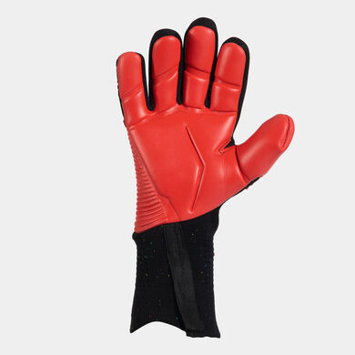 Football goalkeeper gloves Area 360 black red