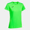 Camiseta manga corta mujer Combi verde fl&uacute;or