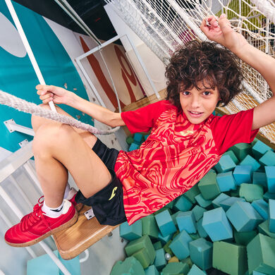 Ensemble junior Kids Camp corail noir