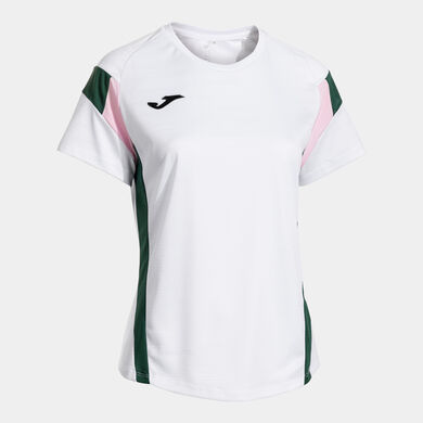 Shirt short sleeve woman Montreal white green