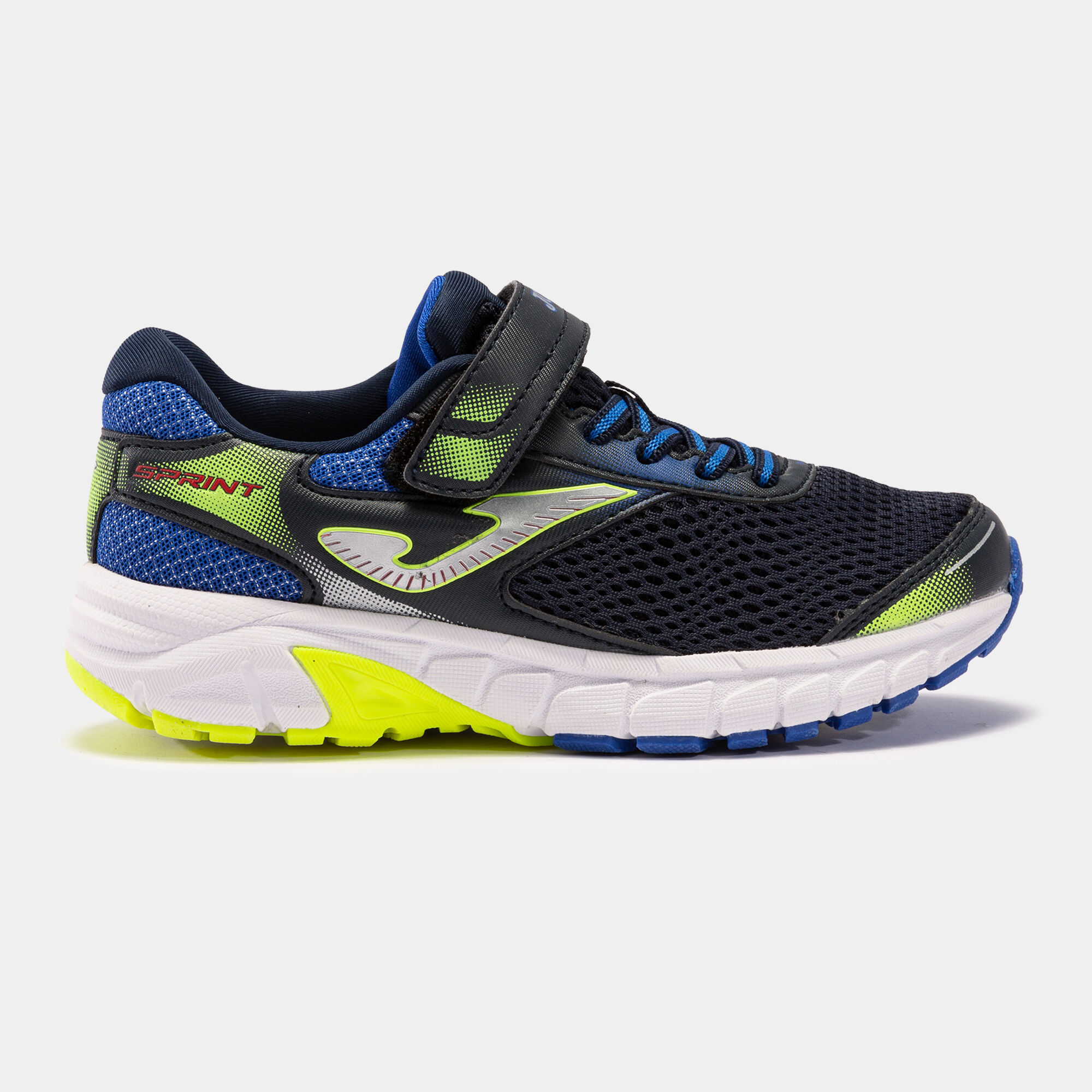 Pantofi sport alergare Sprint 22 junior bleumarin verde fosforescent