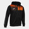 Chaqueta con capucha hombre Eco Supernova negro naranja