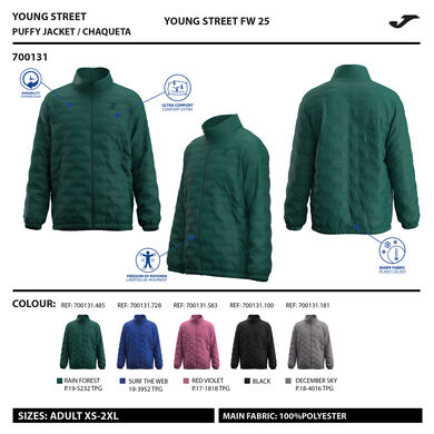 Anorak unisex U-Tribe gris