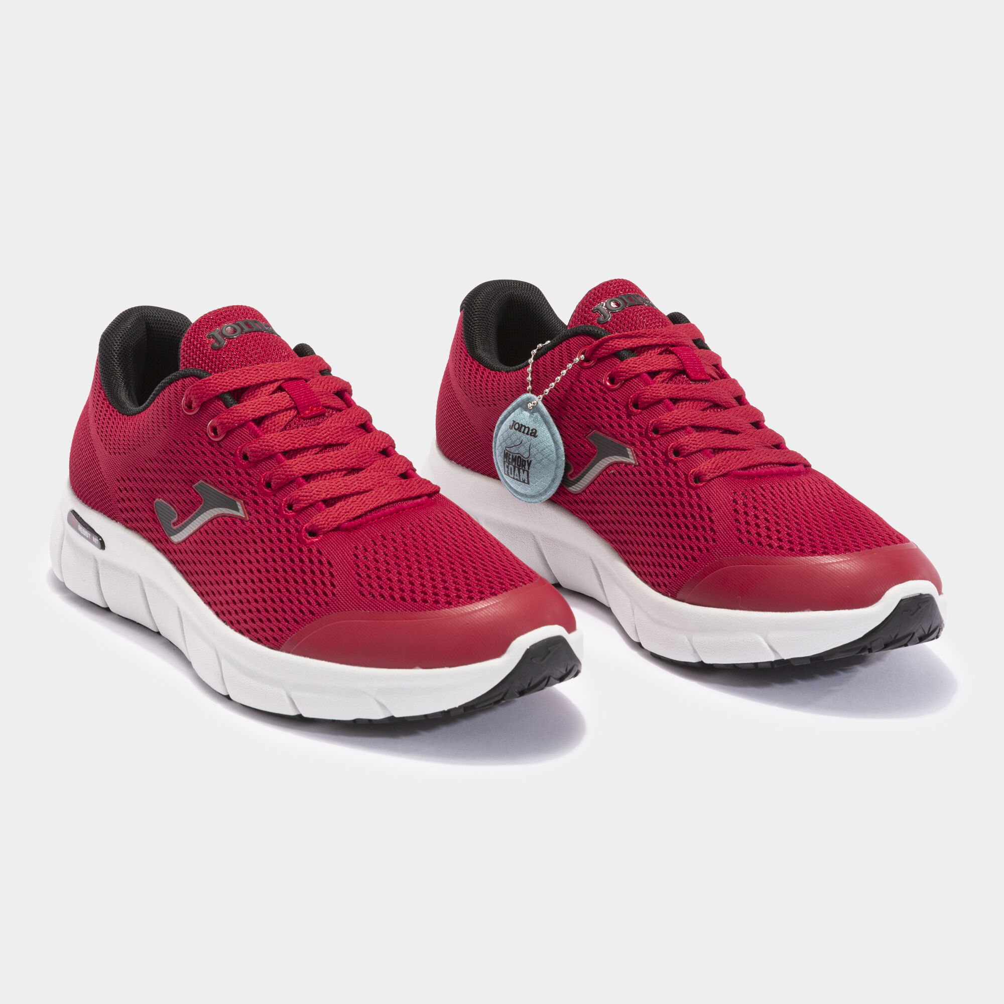 Full red colour shoes top
