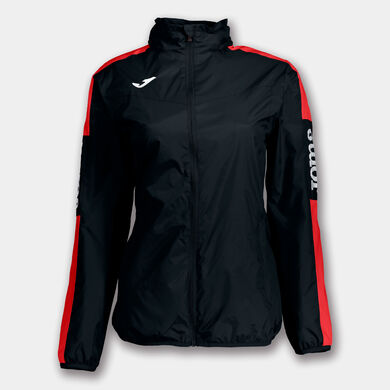 Imperméable femme Championship IV noir rouge