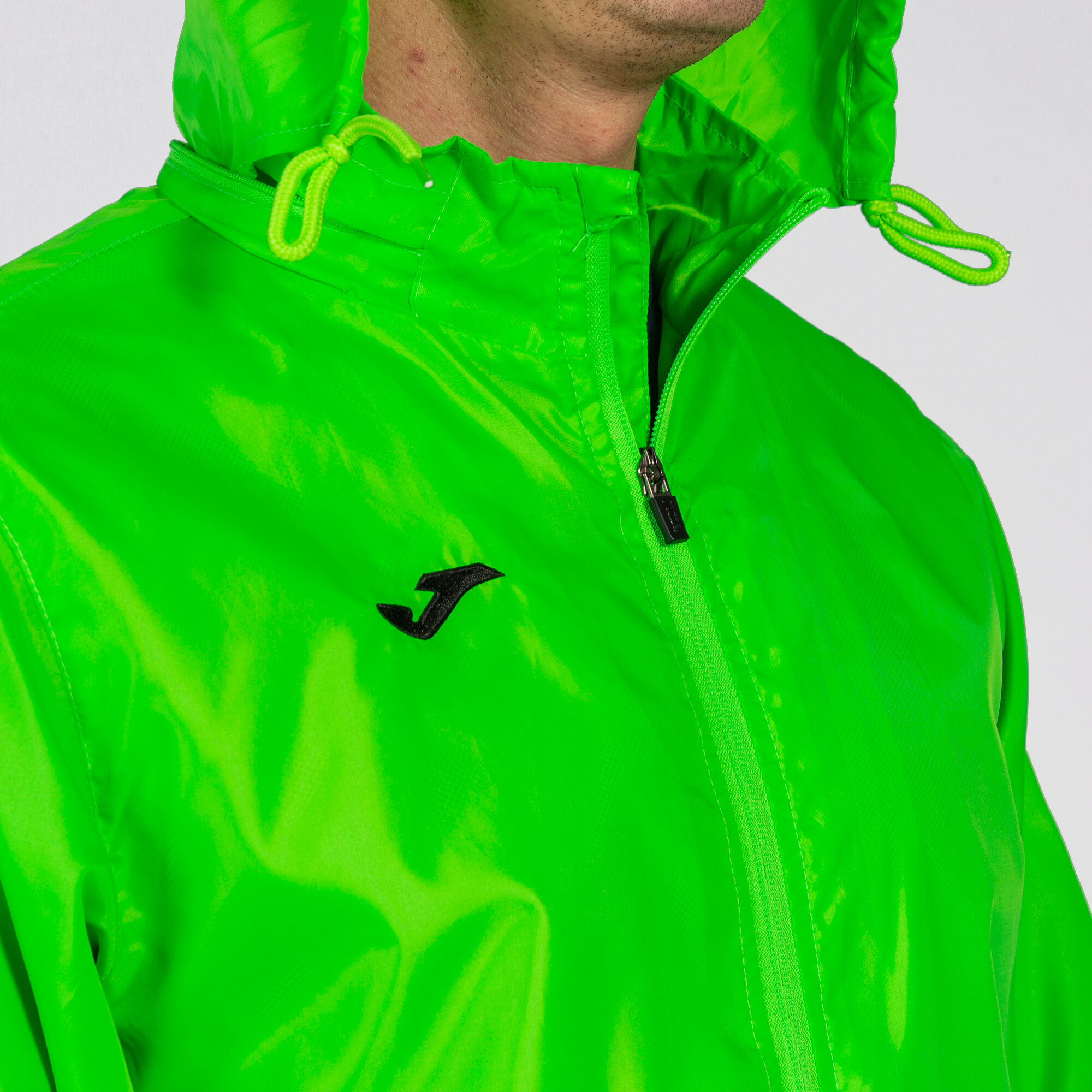 Bright green rain jacket cheap