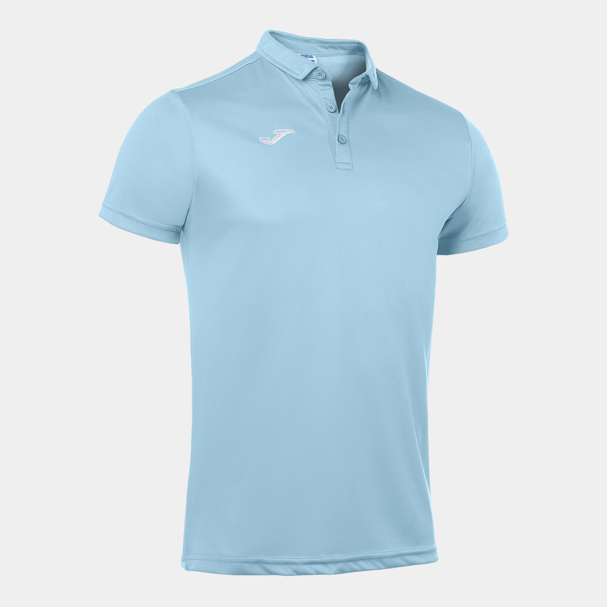 Polo shirt short-sleeve man Hobby sky blue