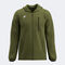 Hooded jacket man Mystic green