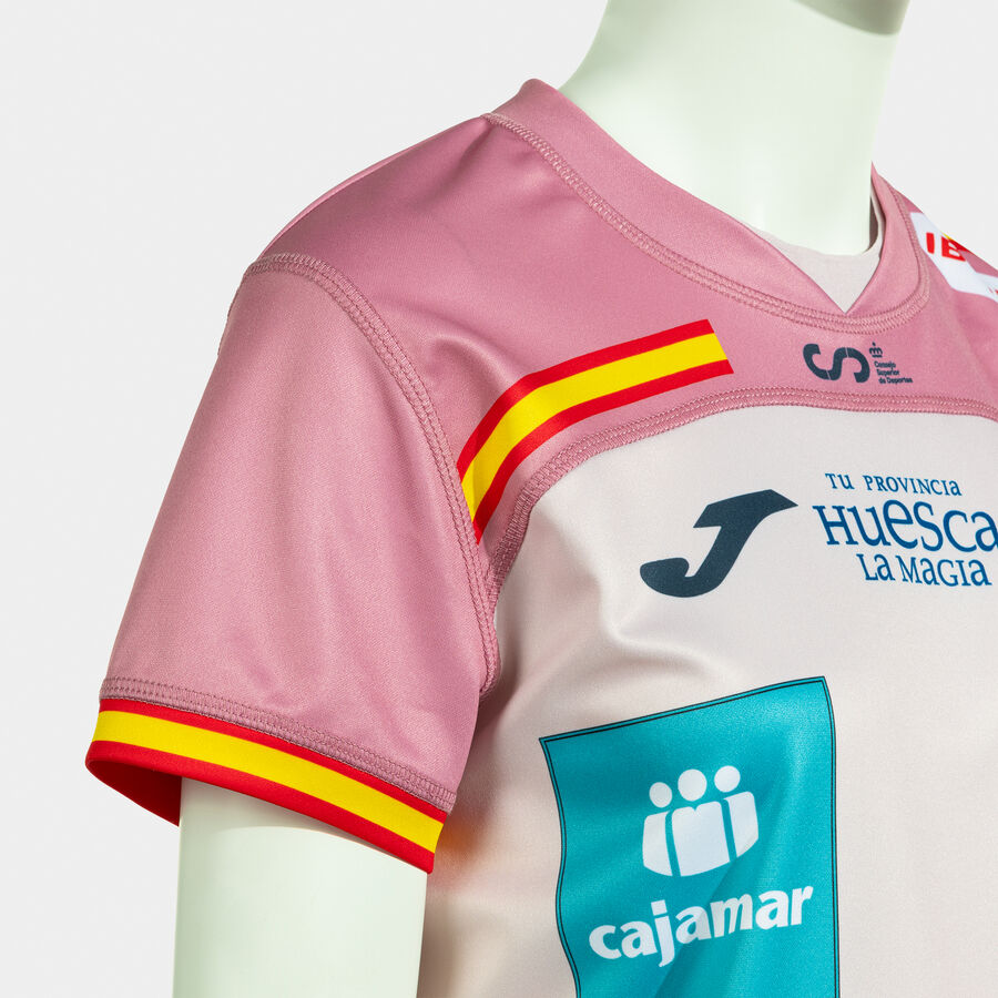 CAMISETA MANGA CORTA MUJER COMP. OFI. FED. BALONMANO ESPA&Ntilde;A