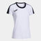 Camiseta manga corta mujer Elite XI blanco negro