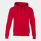 Hooded jacket man Jungle red