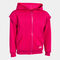 Giacca con cappuccio bambina Lion fuxia