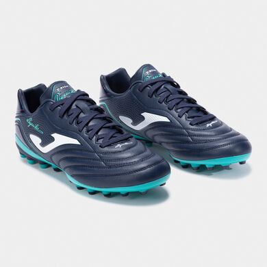 Football boots Aguila 25 artificial grass navy blue