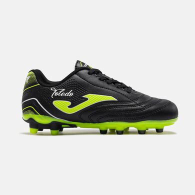 Football boots Toledo Jr 26 firm ground FG junior black