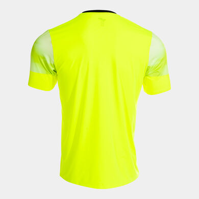 Camiseta manga corta hombre Elite XI amarillo fl&uacute;or negro