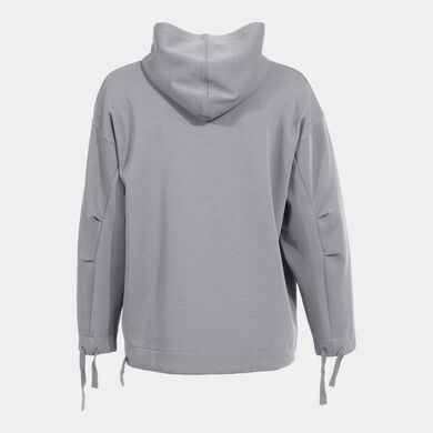 Hooded sweater woman Step gray