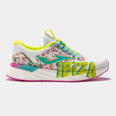 CHAUSSURES RUNNING IBIZA 21 MARATHON DE IBIZA HOMME BLANC