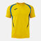 Maillot manches courtes homme CHAMPIONSHIP 20 jaune bleu roi