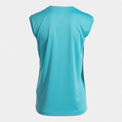 Camiseta sin mangas mujer Championship VIII turquesa fl&uacute;or