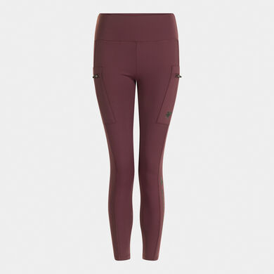 Mallas largas mujer Explorer burdeos
