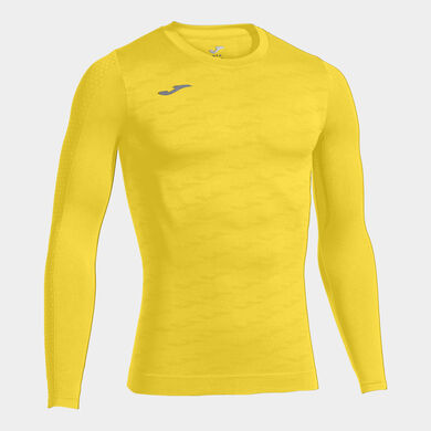 Camiseta manga larga hombre Brama Classic amarillo
