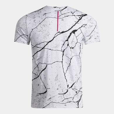 Tricou cu mânecă scurtă bărbaȚi R-Night alb negru