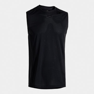 Camiseta sin mangas hombre Indoor gym negro