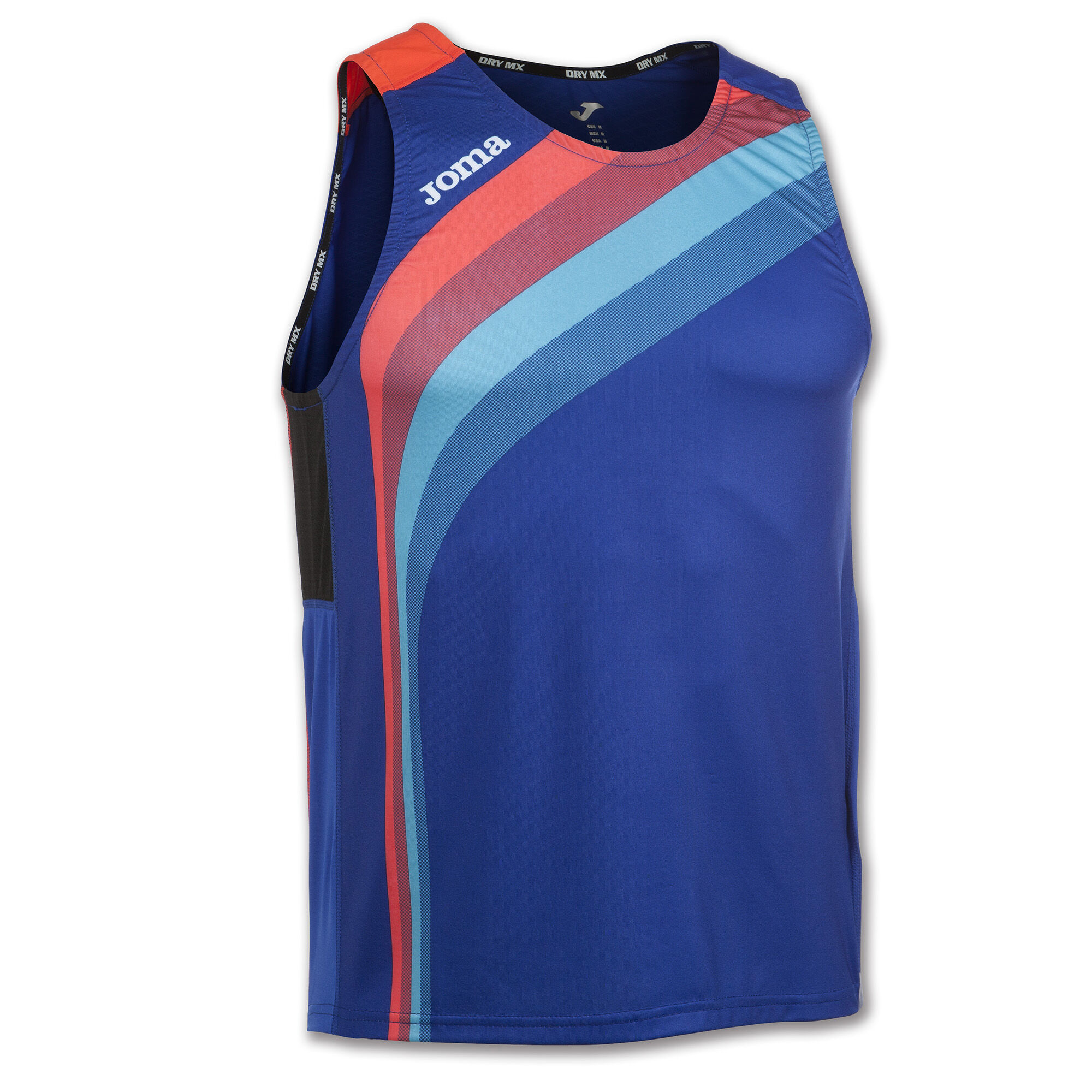 Sleeveless t shirt man Elite V royal blue