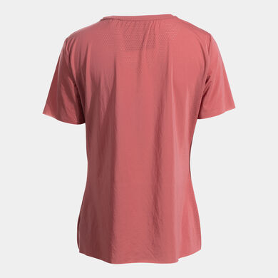 Camiseta manga corta mujer Indoor gym rosa