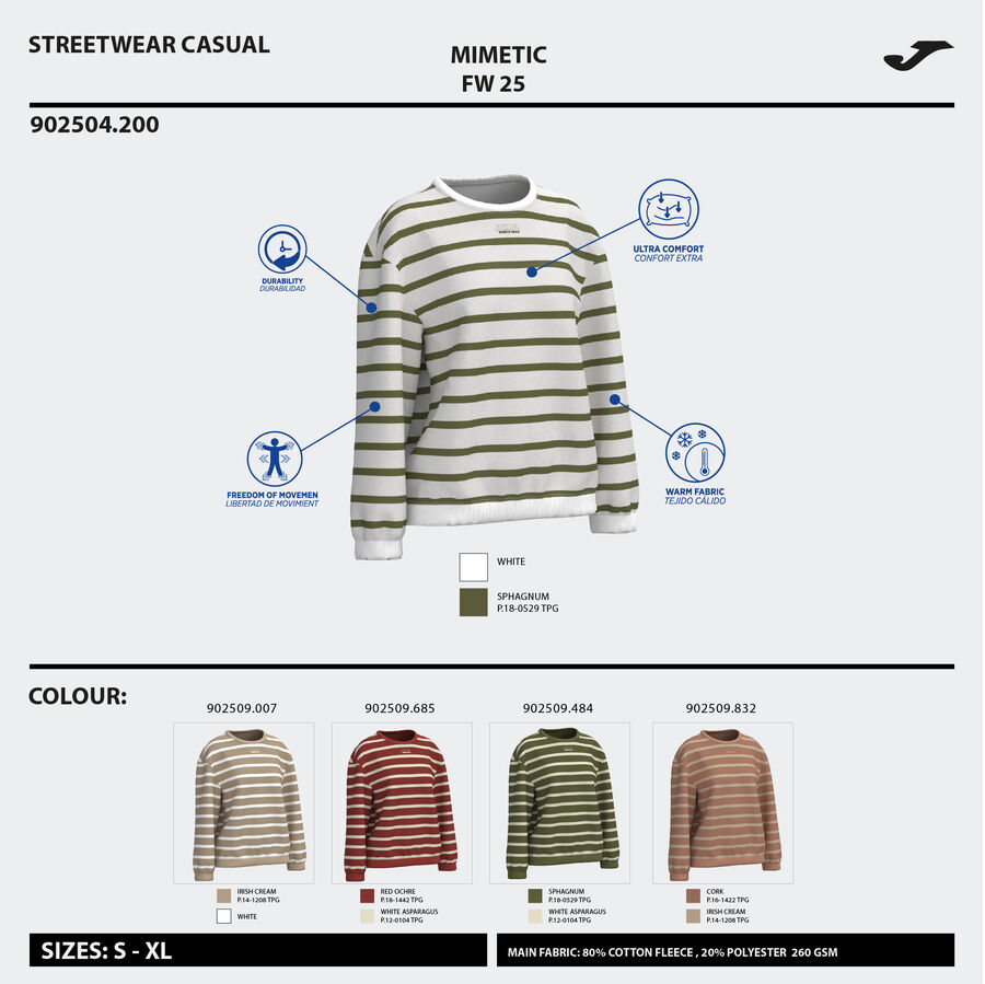 SUDADERA MIMETIC